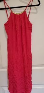Pink with gold hardware Beach cover-up